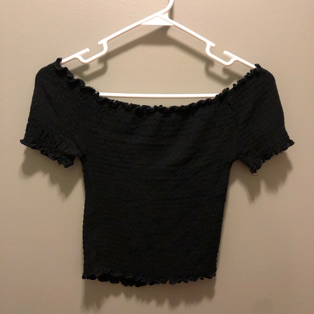 Short sleep crop top